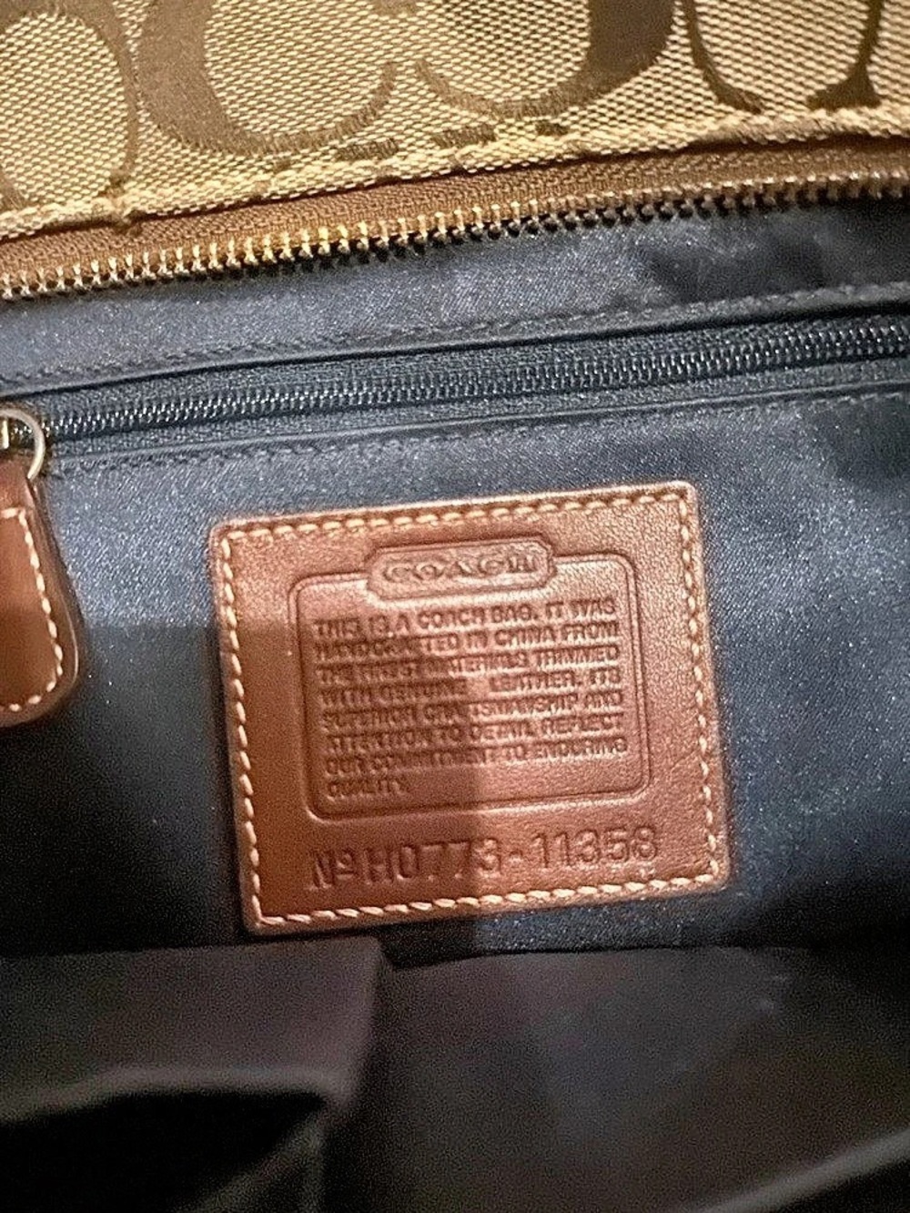 Coach Patchwork Tote Patchwork Shoulder Bag in Brown N8H07B - Picture 2 of 5